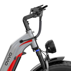 The V6pro E-bike features a 750W motor with a peak power of 960W